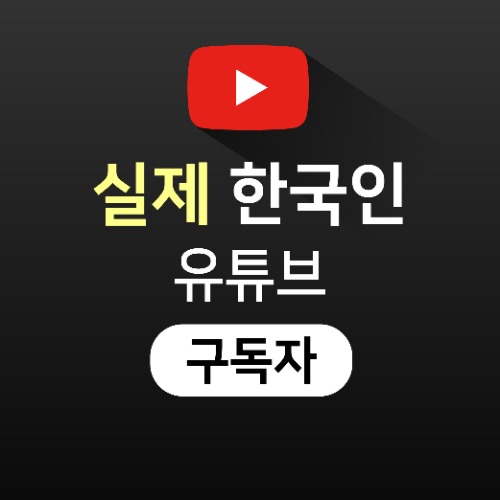[실제한국인] 유튜브 구독자 늘리기(올리기)